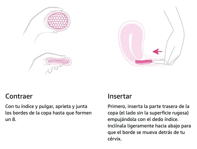 disco menstrual como colocar