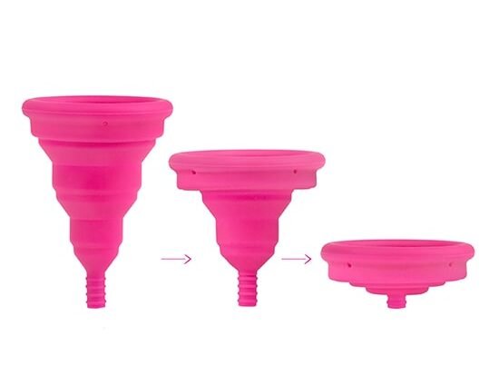 copa menstrual plegable